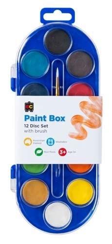 EC Paint Box - 12 disc - The Toybox NZ Ltd
