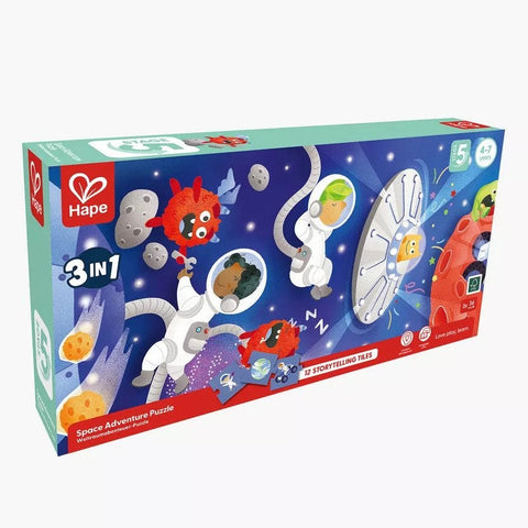 HAPE 3 in 1 Puzzle & Storytelling - Space