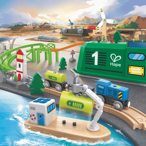 HAPE Train Bucket Set