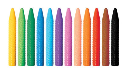 *Haku Yoka Spiral Crayons - 12 pack