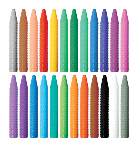 Haku Yoka Spiral Crayons - 24 pack