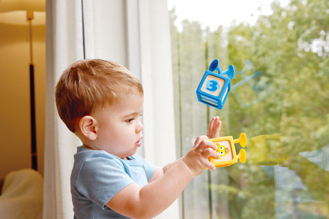 Hape Delightful Discovery Blocks stacked together