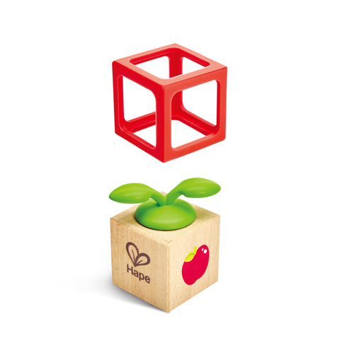 Hape Dynamic Number Blocks sensory texture detail