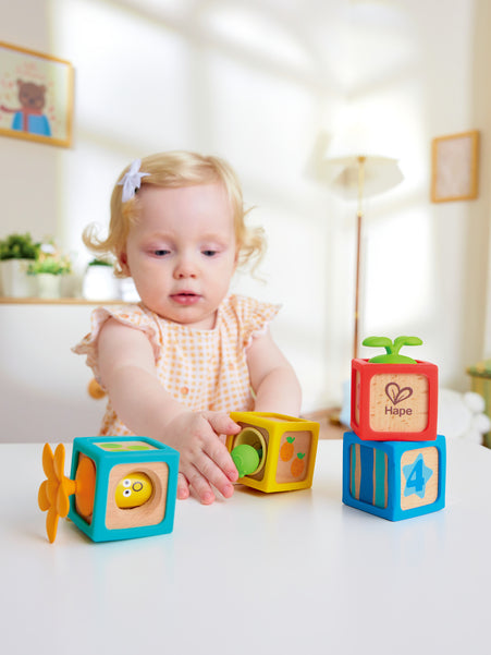 Hape Dynamic Number Blocks silicone edges