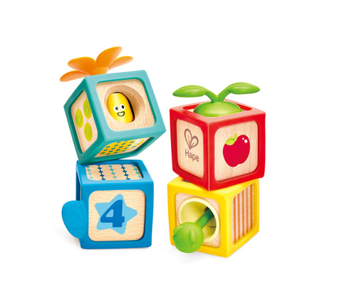 Hape Dynamic Number Blocks wooden sensory number blocks