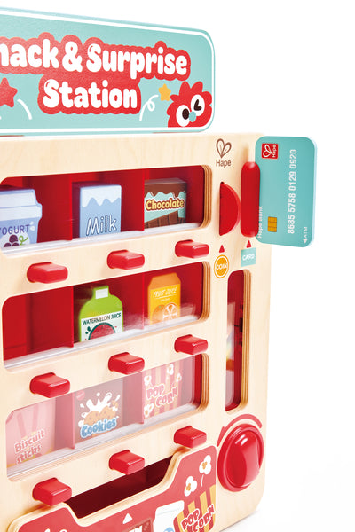 Hape Fantastic Vending Machine chalkboard sign