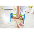 Child playing with the Hape Fix-It Tool Box