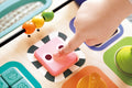 Hape Grow-With-Me Push Walker set up as a push walker