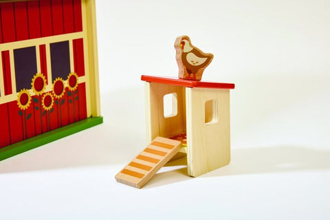 Hape Happy Farm Playset