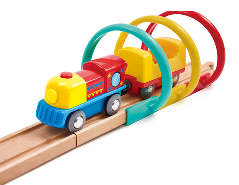 Hape Joyful Ride Railway Set zoo scene