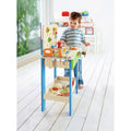 Hape Master Workbench tools and parts detail