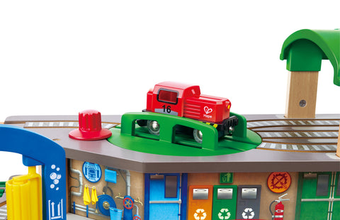 Hape Multi-Level Railway City Set