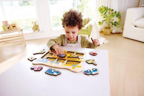 Hape Peg Puzzle - Construction