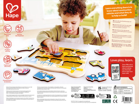 Hape Peg Puzzle - Construction