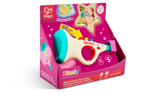 Hape Pixelz Musical Maestro Trumpet packaging