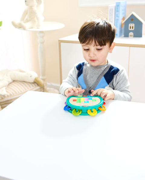 Hape Pixelz Shake & Tap Tambourine with pixel lights