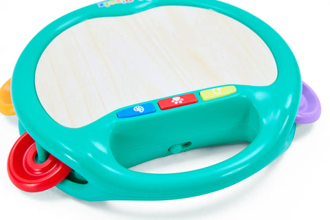 Hape Pixelz Shake & Tap Tambourine top view