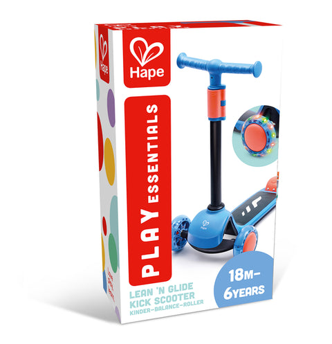 Hape Lean 'n Glide Kick Scooter lean-to-steer kids scooter