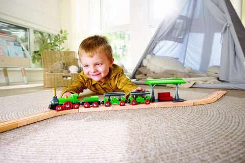 Hape Retro Train with Foldable Chimney