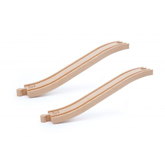 Hape S Shape Wooden Track Pack – Wooden Train Expansion Set – The ...