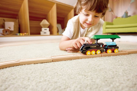 Hape Steam & Whistle Train Set