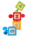 Hape Suction & Sensory Blocks sensory features close-up