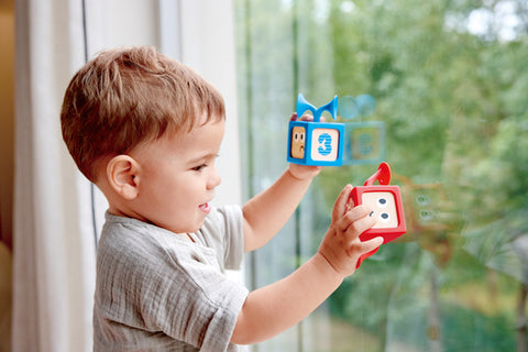 Hape Suction & Sensory Blocks detail