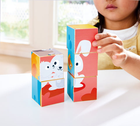 Hape Wooden Puzzle Blocks - Farm