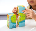 Hape Wild puzzle blocks close-up