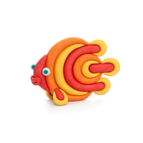 Hey Clay 6 pack - Ocean (Clownfish, Discus, Fish, Eel)