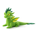 Hey Clay Dragon Island Smokey character