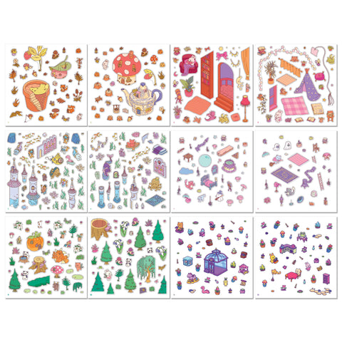 Hinkler Cosy Sticker World - Magical Whimsy