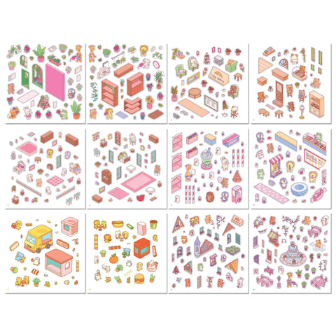 Hinkler Cosy Sticker World - Village Vibes