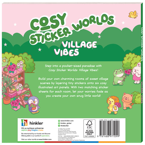 Hinkler Cosy Sticker World - Village Vibes