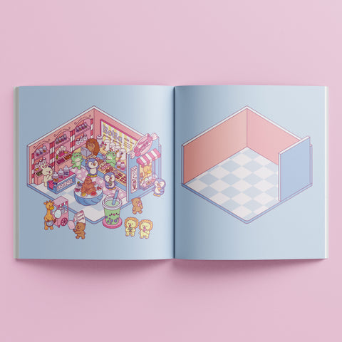 Hinkler Cozy Sticker Worlds - Tiny Suburbia