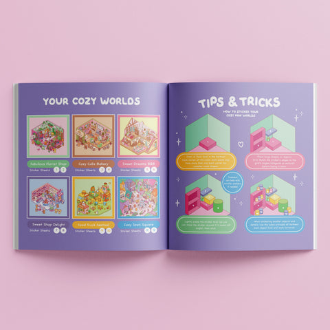 Hinkler Cozy Sticker Worlds - Tiny Suburbia