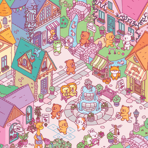 Hinkler Cozy Sticker Worlds - Tiny Suburbia