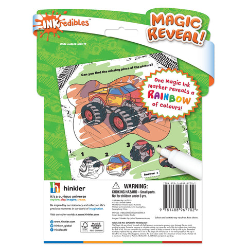 Hinkler Inkredibles Magic Ink - Monster Machines
