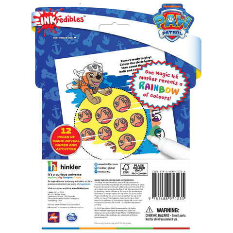 Hinkler Inkredibles Magic Ink - Paw Patrol