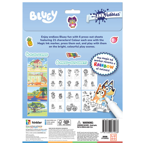 Inkredibles Bluey Magic Ink back of pack