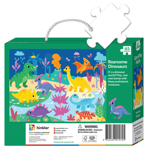 Hinkler Junior Jigsaw Carry & Play - Roarsome Dinosaurs