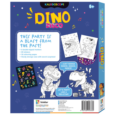 Hinkler Kaleidoscope Colouring Kit - Dino Disco