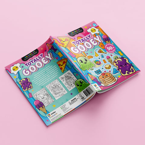 Totally Gooey grape-scented stickers