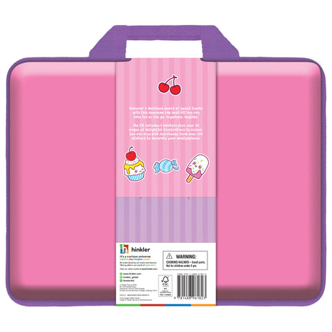 Hinkler Kaleidoscope Lap Desk Colouring Set - Sweet Treats