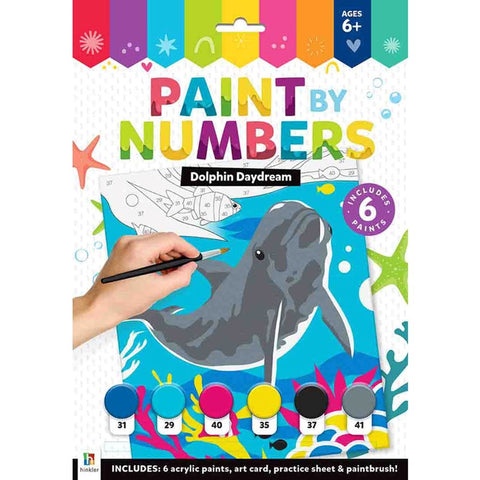 *Hinkler Paint By Numbers Dolphin Daydream