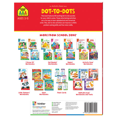 Hinkler School Zone Activity Book - Dot-to-Dot