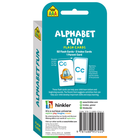 Hinkler School Zone Flash Cards - Alphabet Fun
