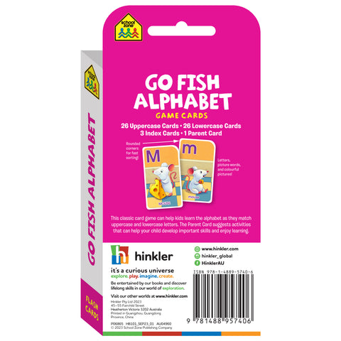 Hinkler School Zone Flash Cards - Go Fish Alphabet