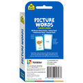 School Zone Picture Words Flash Cards - back of pack