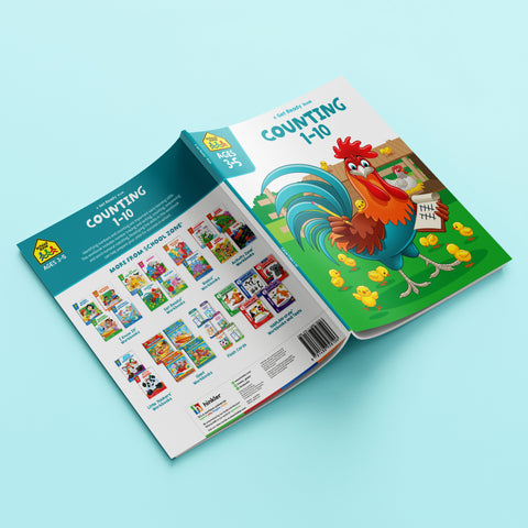 Hinkler School Zone Get Ready Book - Counting 1-10